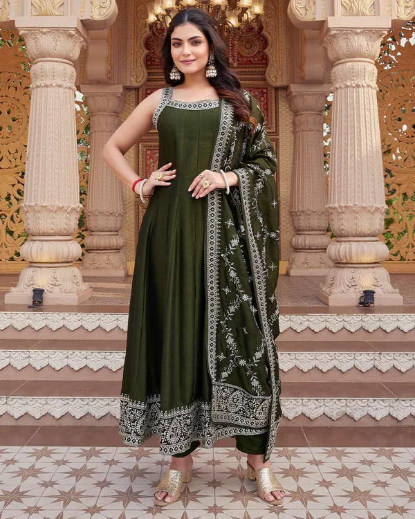 Green Printed Suits 