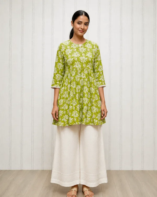 Women's Frock Short Kurti For Daily Wear