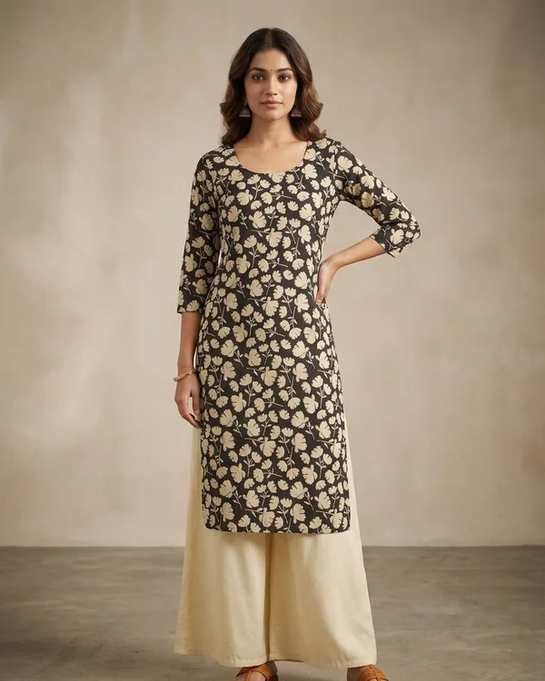 Women's Straight Long Kurti For Daily Wear